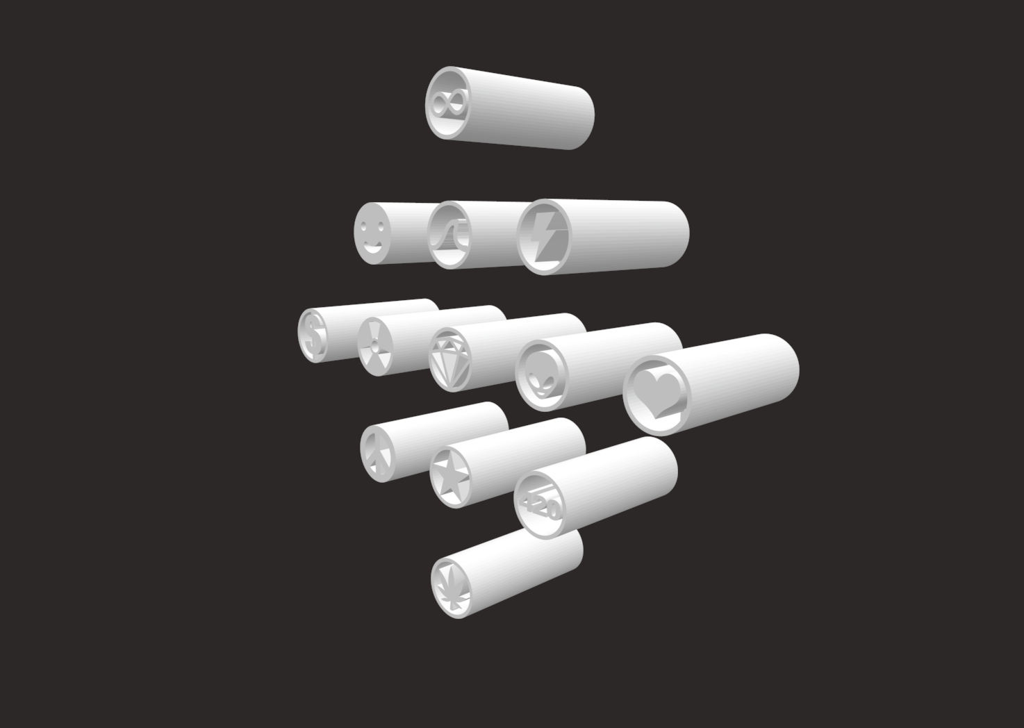 STL file FILTER TIPS TOBACCO FILTER・3D printer design to download・Cults